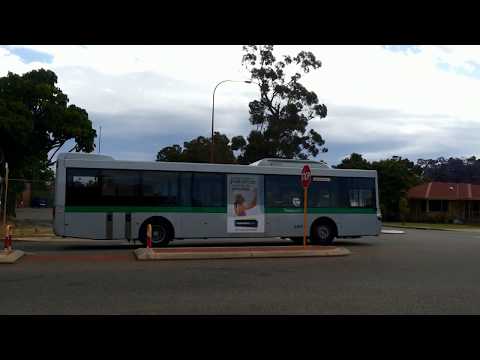 Transperth Volvo B7RLE (Volgren Optimus) TP2415 Departs Gosnells Station