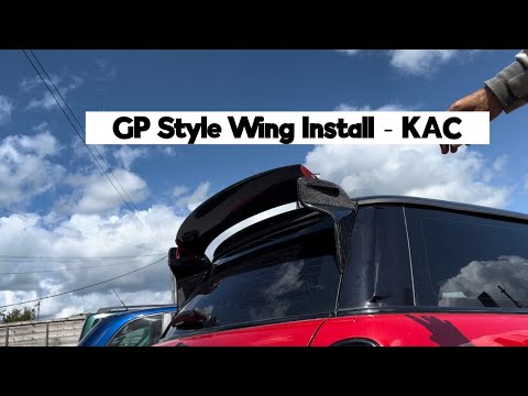 KAC GP Style Spoiler Install - Carbon R56