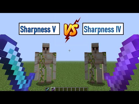 Creepy Alexx - Minecraft Sharpness V Diamond Sword VS Sharpness IV Netherite Sword | Minecraft Weapon OP Test 2021
