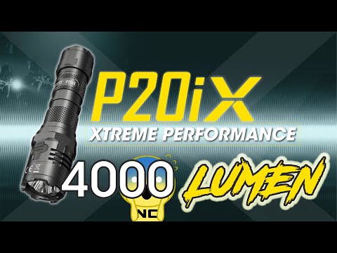 Žibintuvėlis NITECORE P20IX  4000 LUMENS video
