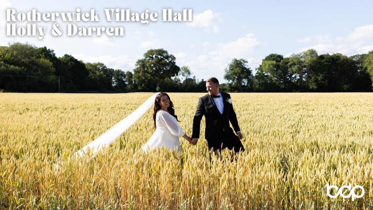 Rotherwick Village Hall wedding photography and film