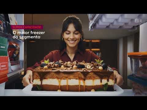 Video thumbnail of Geladeira Inteligente B= Smart Brastemp Frost Free Duplex 512 Litros BRM62A