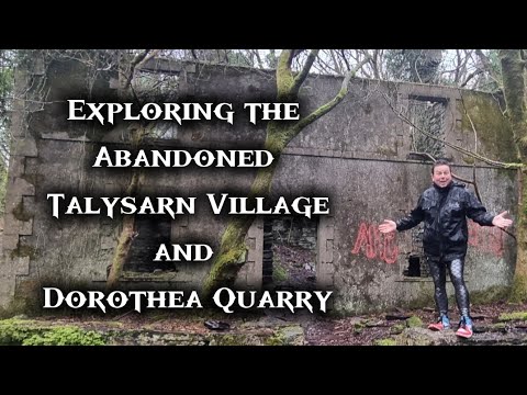 Exploring the Abandoned Talysarn Village and Dorothea Quarry. Nantlle Valley. Gwynedd.