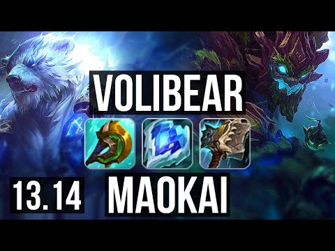 VOLI vs MAOKAI (TOP) | 800+ games, 4/2/8 | EUW Grandmaster | 13.14