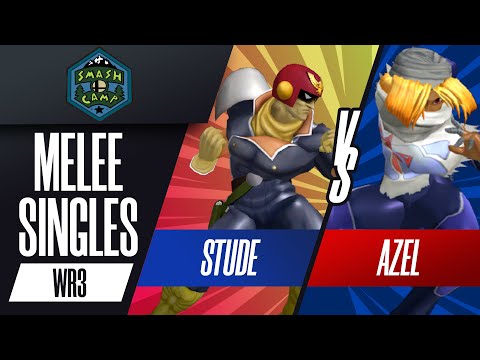 Stude vs. Azel - Melee Singles Winners Round 3 - Smash Camp 2022