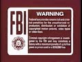 2000 Disney FBI Warning Screens Raspberry Variant
