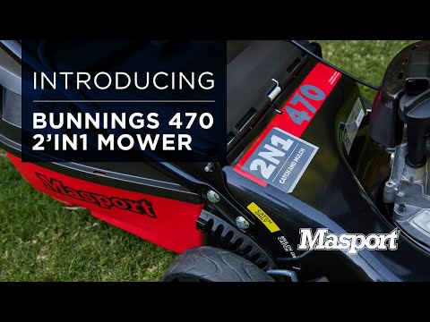 Masport Bunnings 470 2'n1 Mower | Cut, Catch & Mulch
