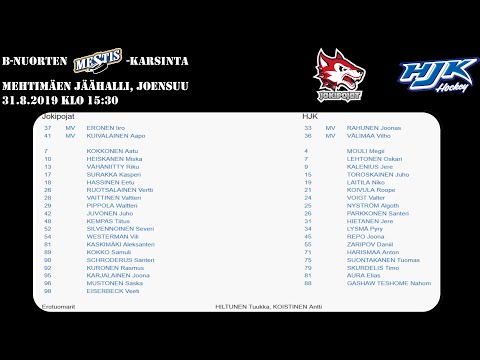 31.8.19 Jokipojat B - HJK B