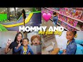 Mommy Me Girls Day Getting Our Nails Done Trampoline Park Shopping Icecream Date