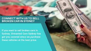 Sell Your Broken Car for Cash in Sydney - Quick and Easy