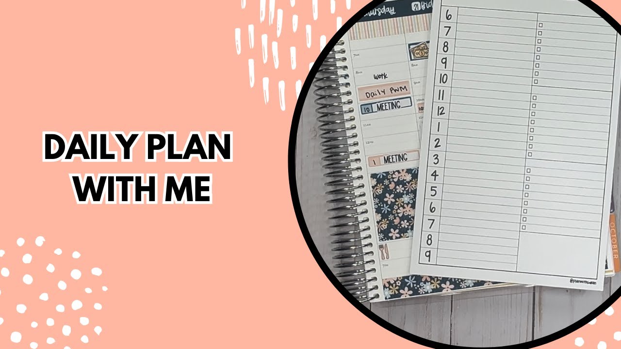 Daily Plan with Me | @PlanwithLaken Daily Notepad