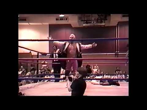 Eddie Gilbert & Road Warrior Hawk Beat Up A Hawk Wrestling Buddy - Bizarre 1993 Clip!