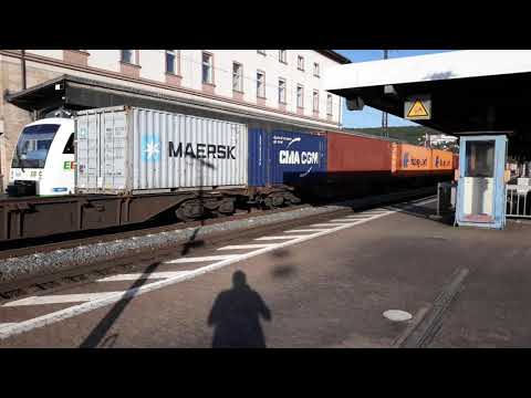 Güterzug - 7. Mai 2020 19:00 Bahnhof Gemünden