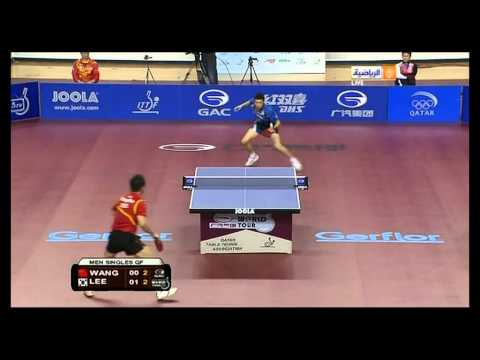 2012 Qatar Open (ms-qf) WANG Hao - LEE Jung Woo [Full Match|High Quality]