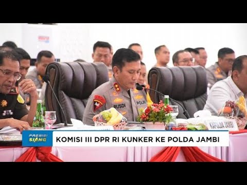 KOMISI III DPR RI MENGADAKAN KUNJUNGAN KERJA RESES KE POLDA JAMBI