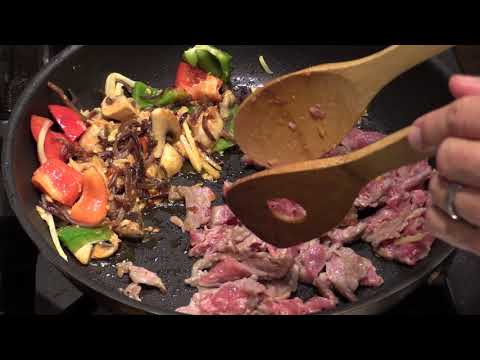 Chinese Ginger and Garlic Beef Stir Fry....