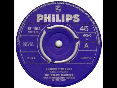 UK New Entry 1966 (295) The Walker Brothers - Another Tear Falls