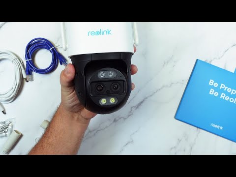 REOLINK 4K Wired WiFi Outdoor Camera, 8MP Dual Lens Security Camera