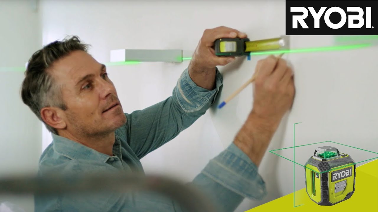 Ryobi Werkstatt Kreuzlinien-Laser RB360GLL 25 m
