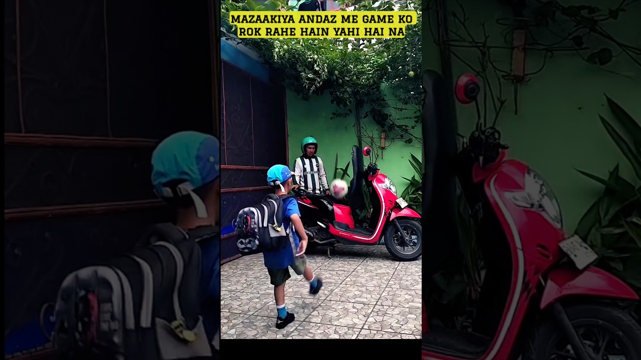 Goal with school bag 🎒 l 😍 Cute football star's brilliant performance ⚽ #viral #shorts