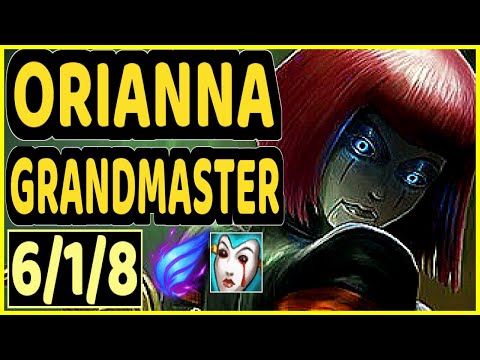 TAKESHI (ORIANNA) - 6/1/8 KDA GAMEPLAY - BR Ranked GRANDMASTER