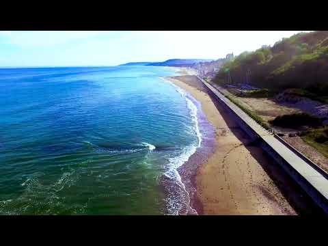Beautiful Coastline of Villers Sur Mer, Normandy, France