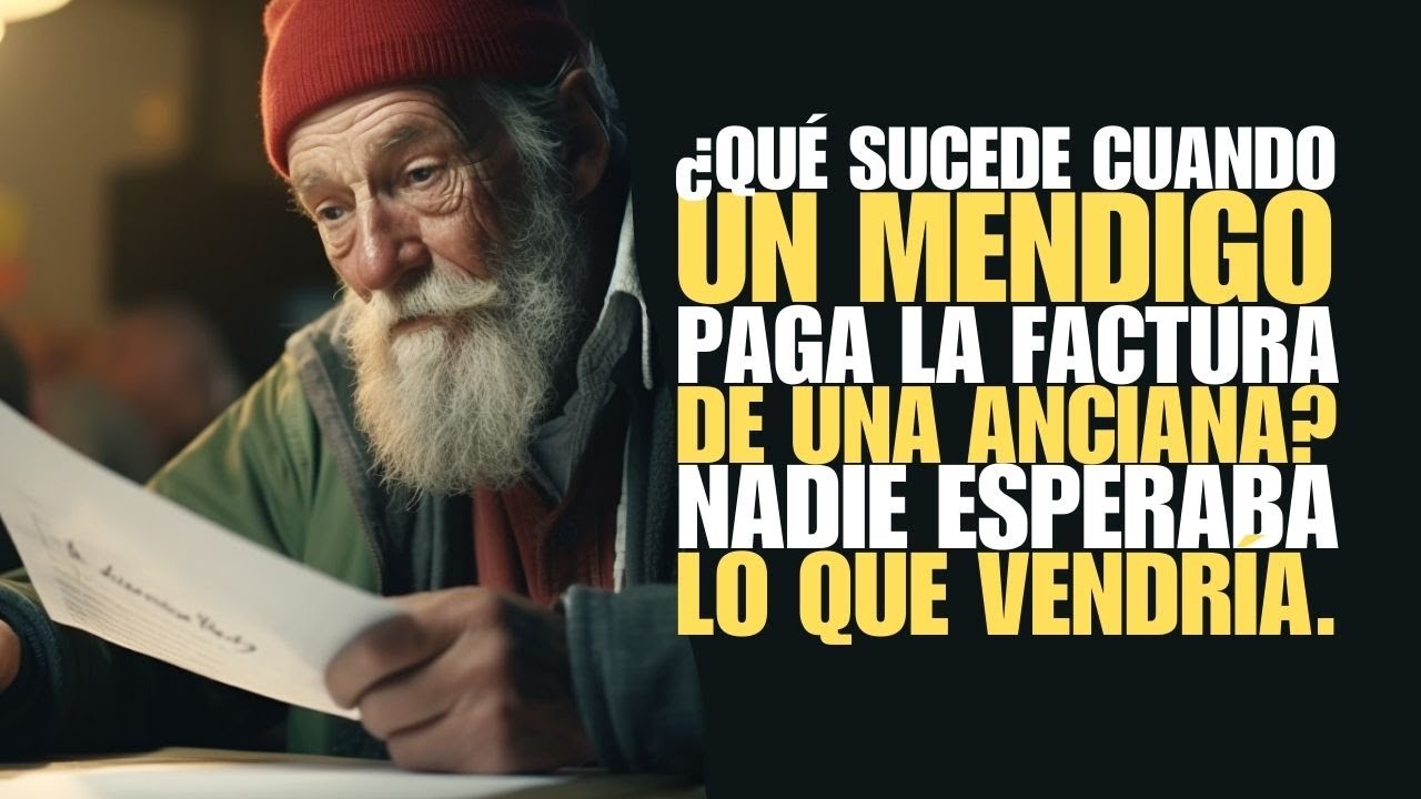¿Qué sucede cuando un mendigo paga la factura de una anciana? Nadie Esperaba  lo que vendría