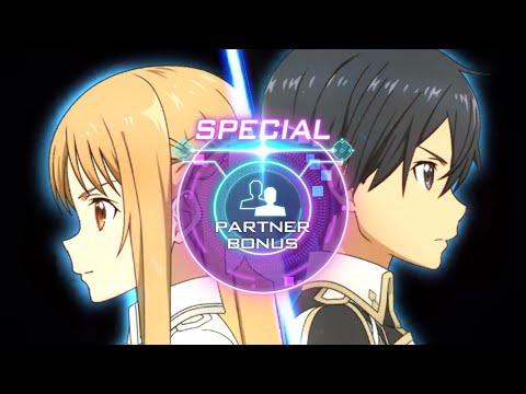 Sword Art Online Alicization Rising Steel Moon Cradle Kirito & Asuna Special Partner Bonus