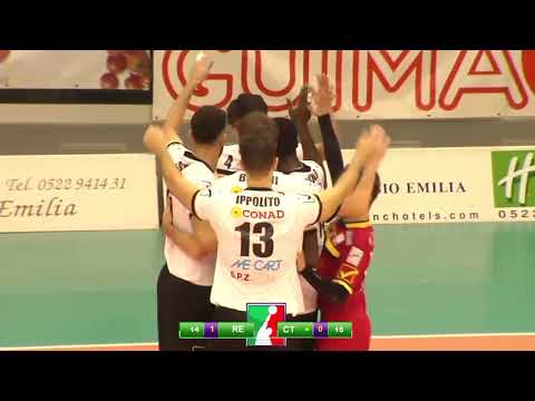 Conad Reggio Emilia vs Messaggerie Bacco Catania 3-0 - Gli highlights