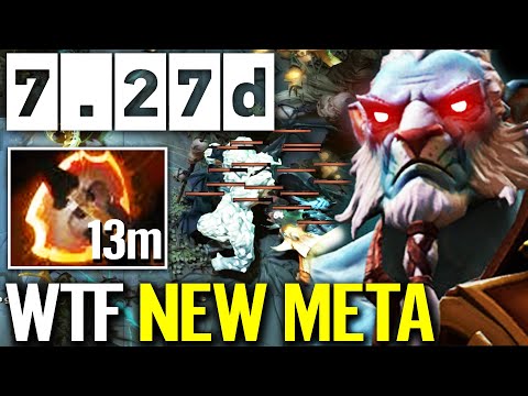 7.27d WTF NEW META! 13MIN Battle Fury Phantom Lancer Fast Farm Build Carry Guide Dota 2 Pro Gameplay
