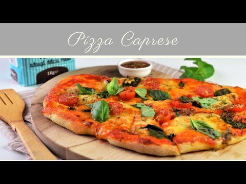 Pizza Caprese - Pizza rustica - reteta rapida