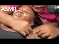ASMR Belly Button Cleaning Massage Armpit Care Armpit Shaving Belly Button Care Soft Whispers