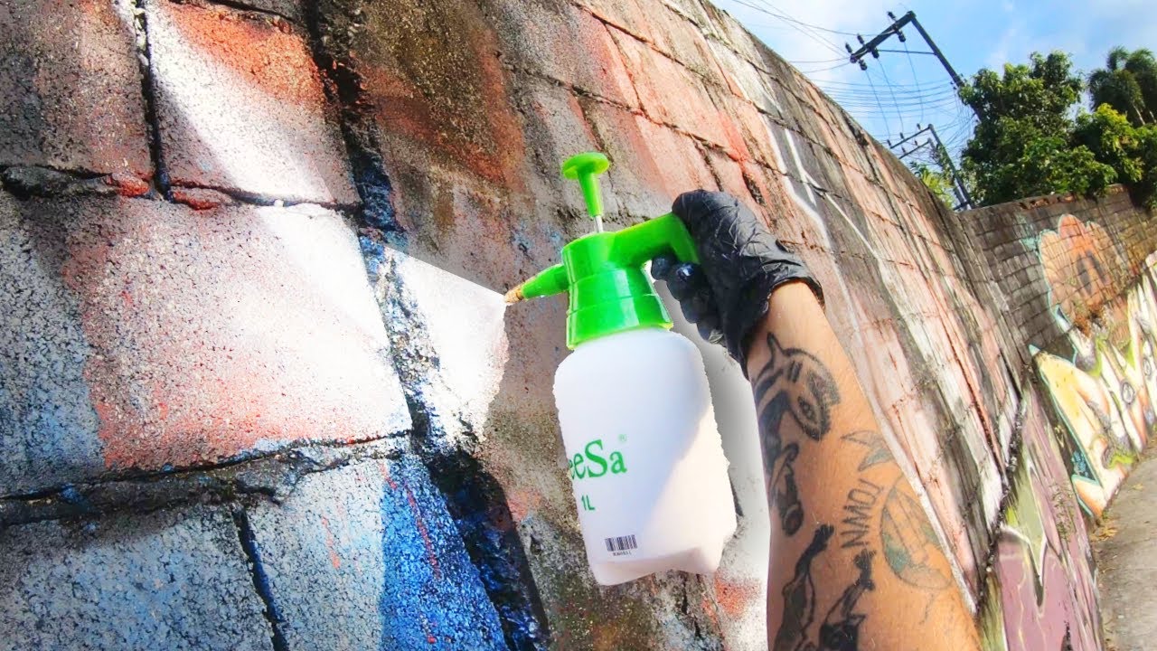 Pump sprayer - Graffiti review