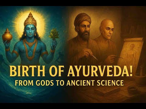 ✨🌿 The Divine Science of Ayurveda: Tracing the Path from Sushruta to Dhanvantari!