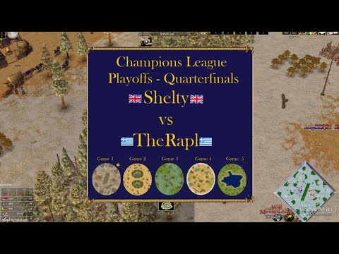 AoM Champions League Playoffs - Shelty vs TheRapl- Quarterfinals