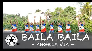 Baila Baila| Angela Via | Zumba® | Pop Samba |Dance Fitness | Easy Choreography Rigor Hernandez