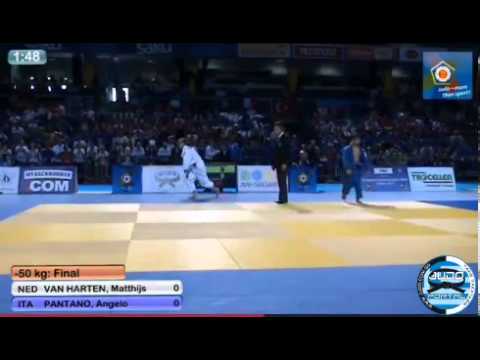 European Judo Championships Cadets Tallinn 2013 Final-50kg VAN HARTEN (NED) - PANTANO Angelo (ITA)