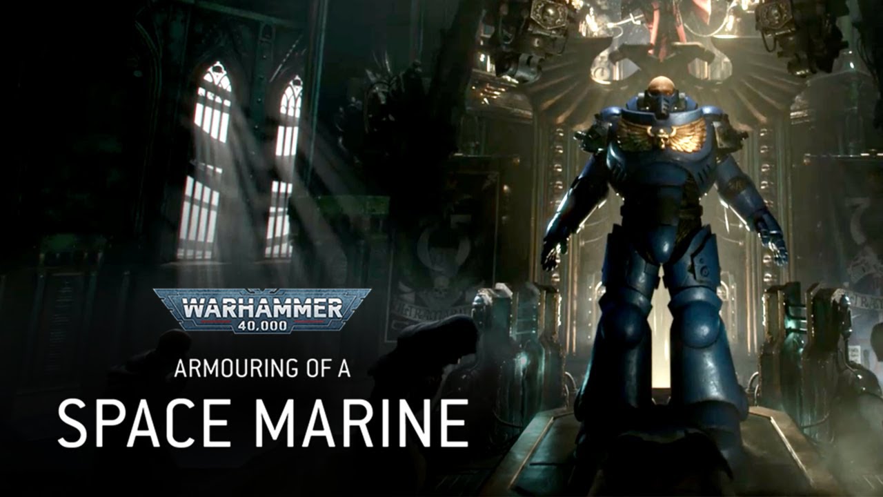 The Armouring of a Space Marine Cinematic â€” 2022 - YouTube