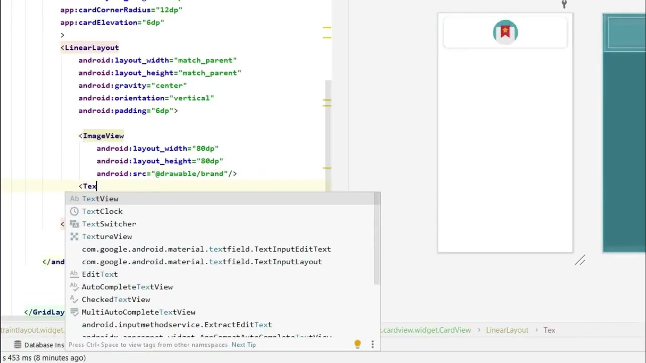 09 How to Make Modern Material Dashboard UI in Android Studio