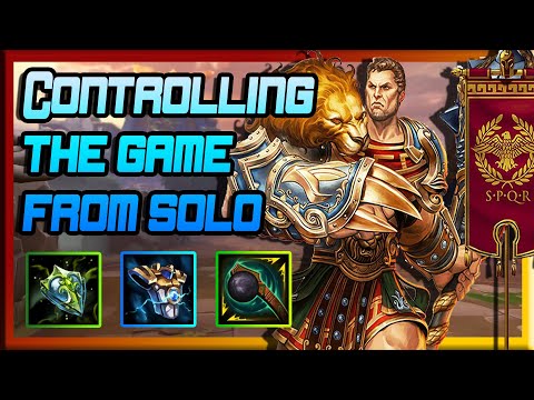 How to Push a Lead from Solo - Smite S8 Herc Solo Ranked