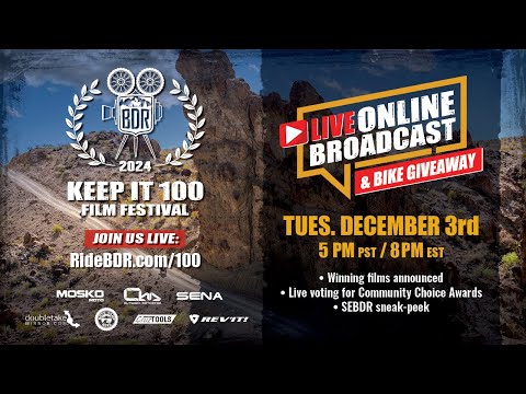 2024 BDR Keep It 100 Film Festival and Motorcycle Giveaway!