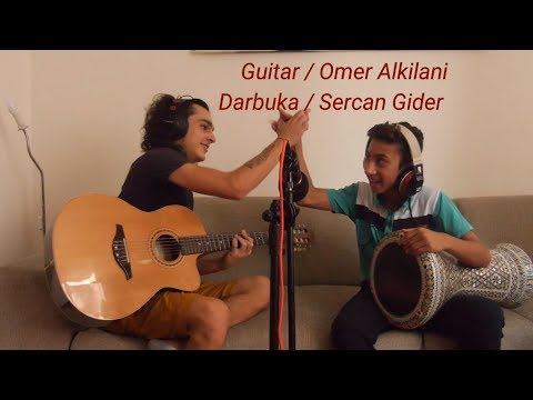 Crazy Fast 12 Years Old Drummer (Darbuka Percussion & Guitar Rhythm) by Omar Alkilani