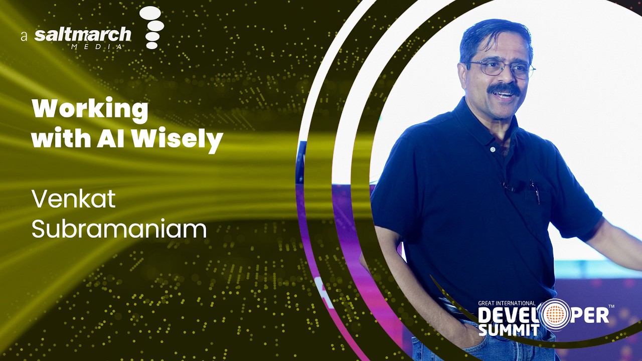 Human-AI Collaboration: Making Prudent Use of AI in Development - Venkat Subramaniam