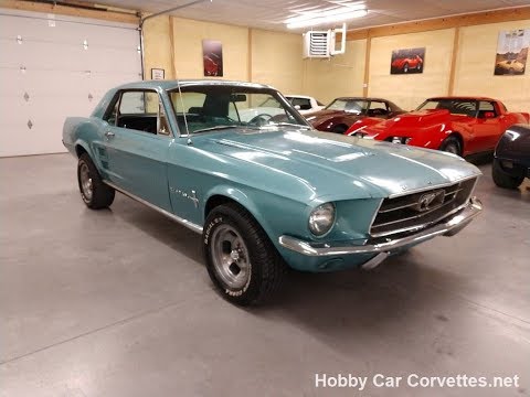 1967 Blue Mustang 289 Automatic Video