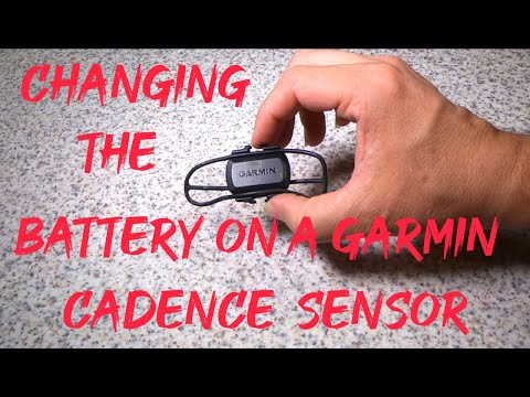 Changing the 2032 battery on a Garmin cadence sensor