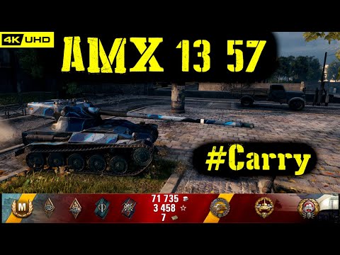 World of Tanks AMX 13 57 Replay - 5 Kills 4K DMG(Patch 1.6.1)