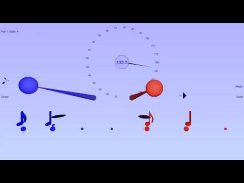 Djeb Zeera  ♪♩ and ♪ ♩.  ttogether at same tempo - with Bounce Metronome Pro