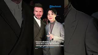 Pesona Jimin BTS saat Hadiri Acara Paris Fashion Week 2023, Pamer Foto Bareng David Beckham