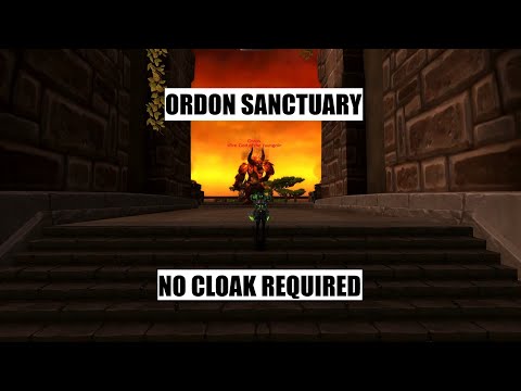 How to enter the Ordon Sanctuary WITHOUT the cloak! (DEMON HUNTER) DRAGONFLIGHT 10.2.5
