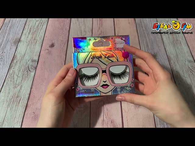 Ресницы LUKKY накладные со стразами  - видео